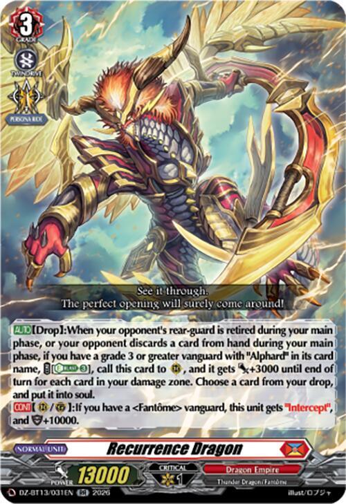 Recurrence Dragon Frente