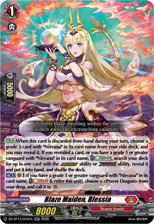 Blaze Maiden, Blessia Frente
