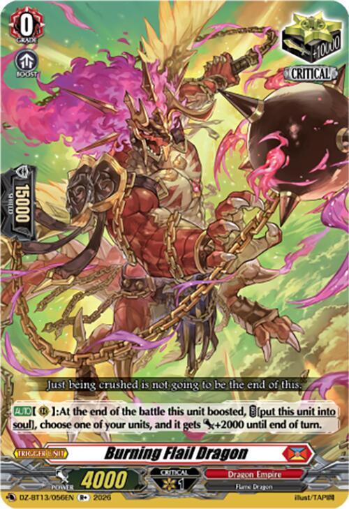 Burning Flail Dragon [D Format] Frente