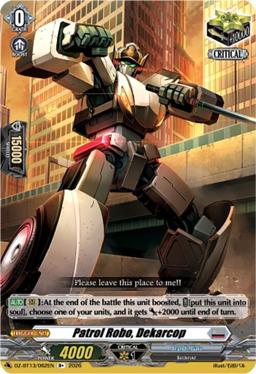 Patrol Robo, Dekarcop [D Format] Frente