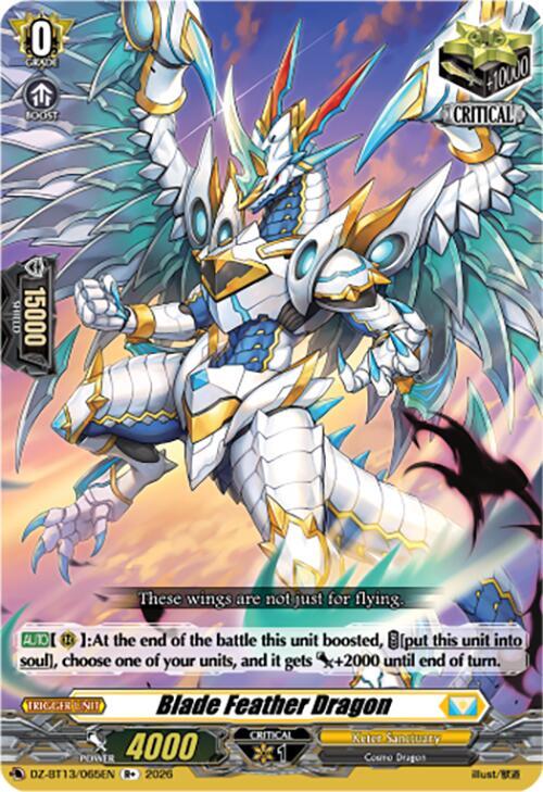 Blade Feather Dragon [D Format] Card Front
