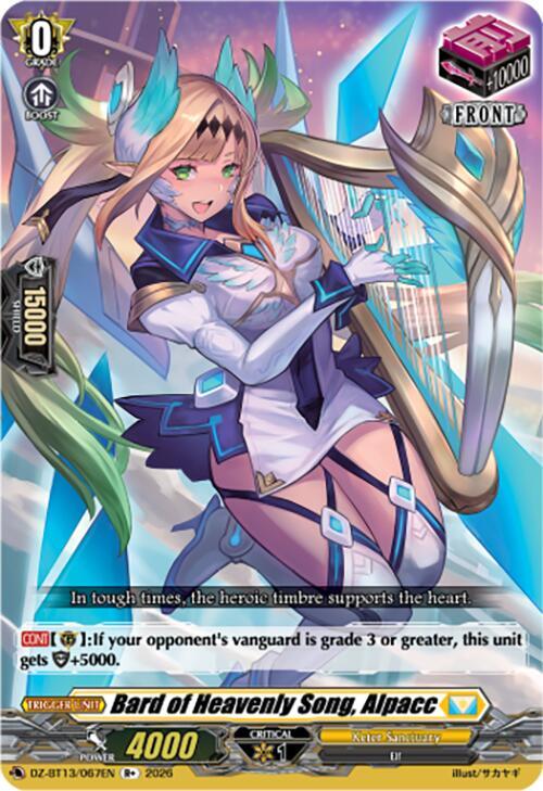 Bard of Heavenly Song, Alpacc [D Format] Frente