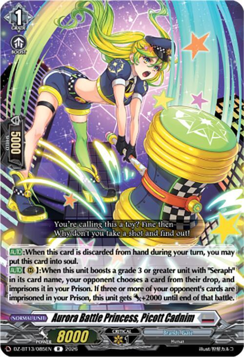 Aurora Battle Princess, Picott Cadnim Card Front