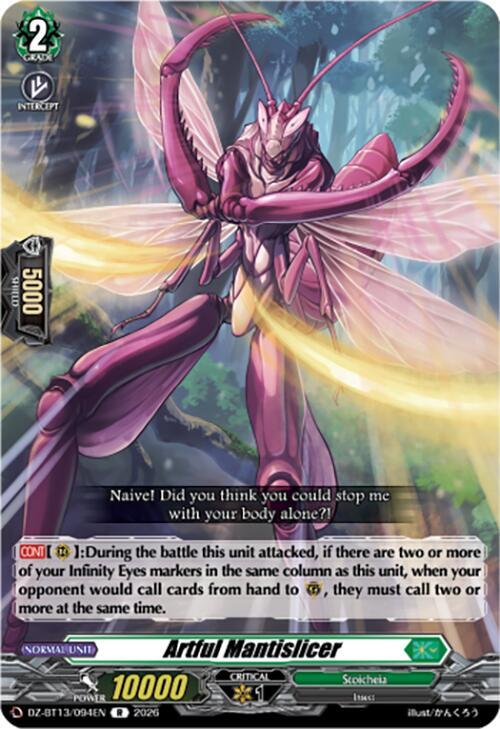 Artful Mantislicer Card Front