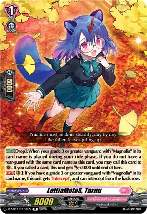 LettiaMateS, Tarnu Card Front