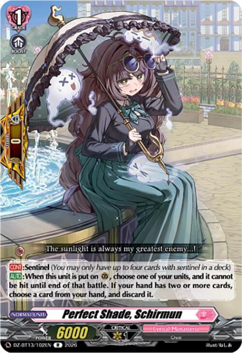 Perfect Shade, Schirmun Card Front