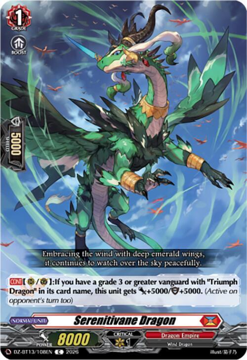Serenitivane Dragon Card Front