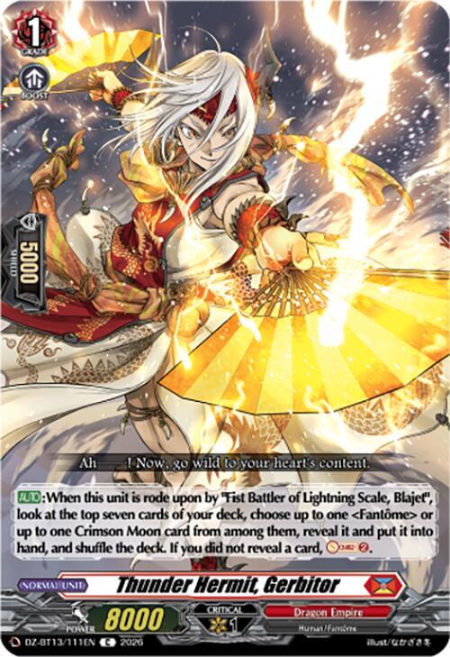 Thunder Hermit, Gerbitor Card Front