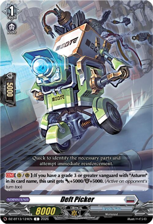 Deft Picker Card Front