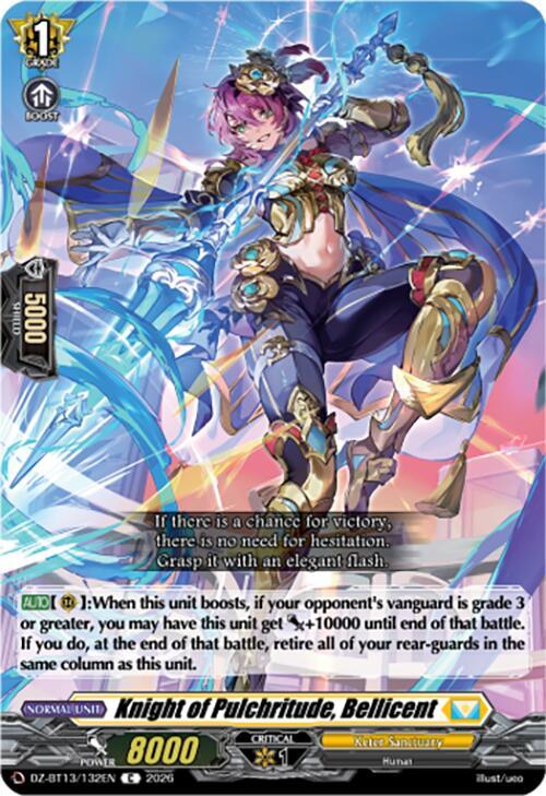 Knight of Pulchritude, Bellicent Card Front