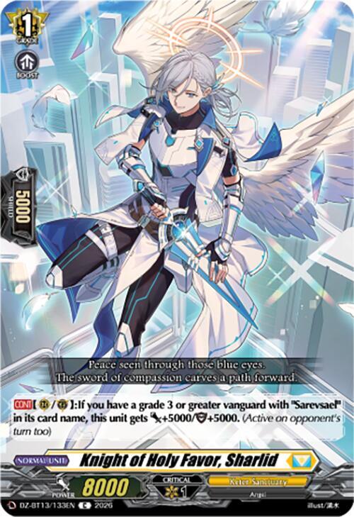 Knight of Holy Favor, Sharlid Card Front
