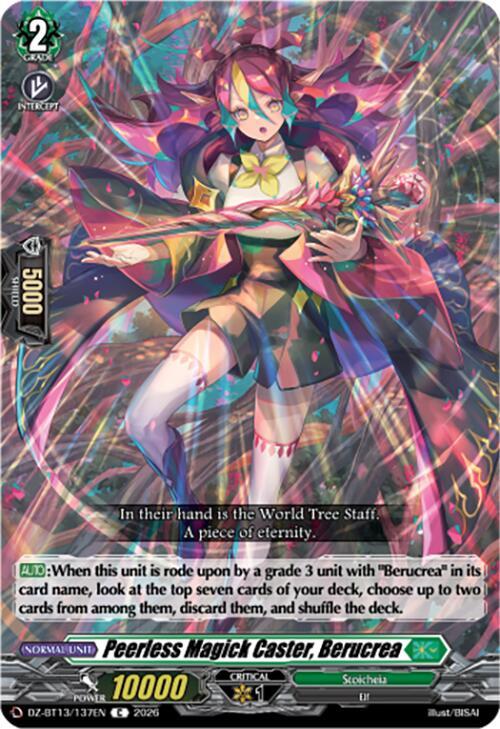 Peerless Magick Caster, Berucrea Card Front
