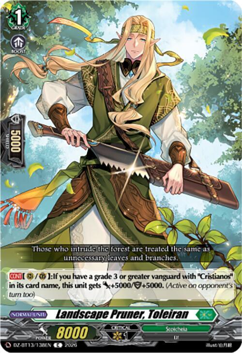 Landscape Pruner, Toleiran Card Front