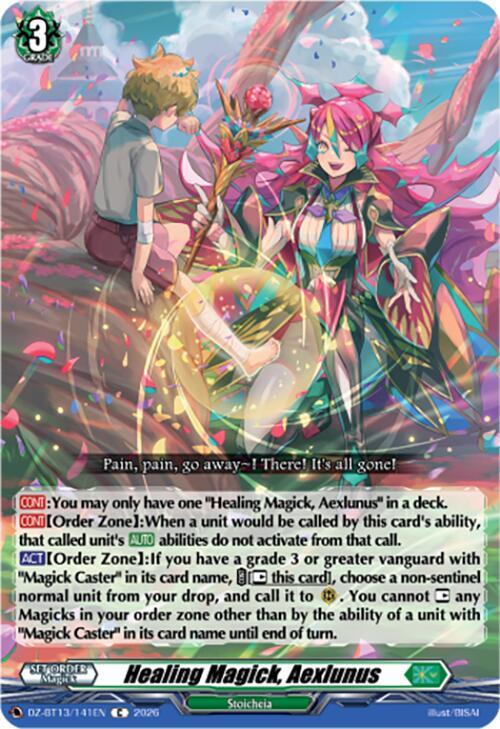 Healing Magick, Aexlunus Card Front