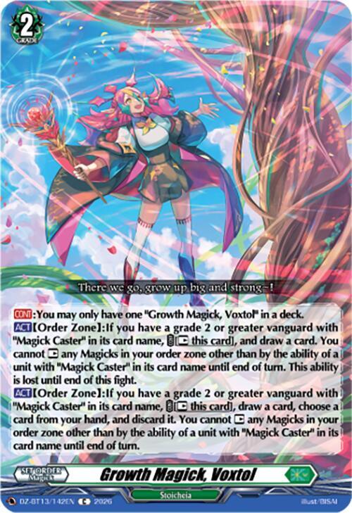 Growth Magick, Voxtol Card Front