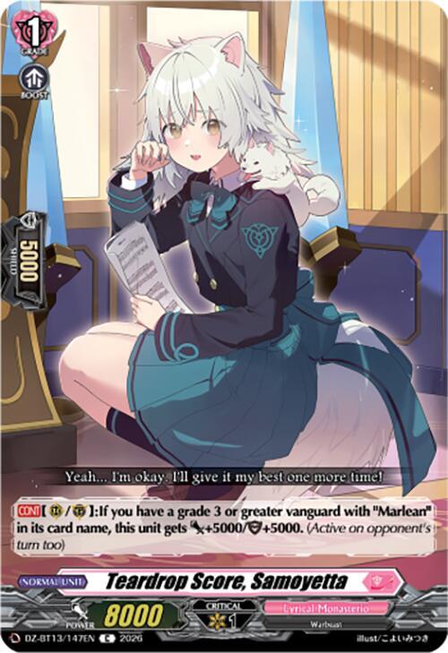 Teardrop Score, Samoyetta Card Front