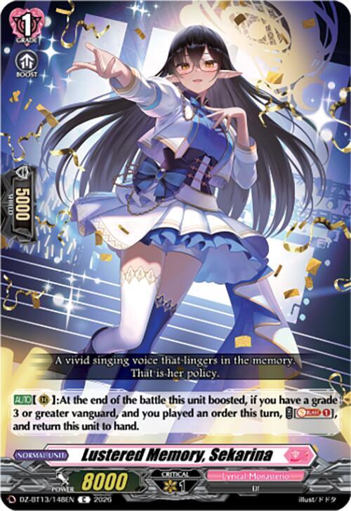 Lustered Memory, Sekarina Card Front