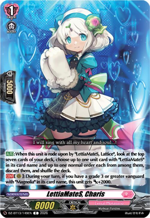LettiaMateS, Charis Card Front