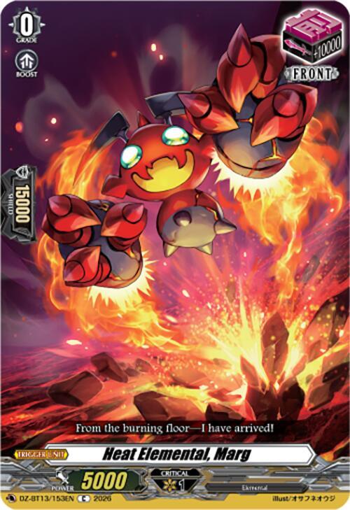 Heat Elemental, Marg Card Front