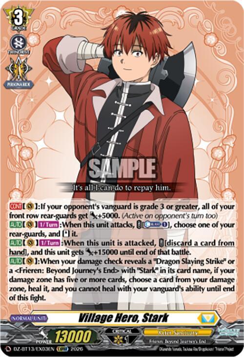 Village Hero, Stark Card Front