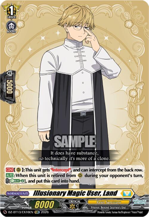 Illusionary Magic User, Land Card Front