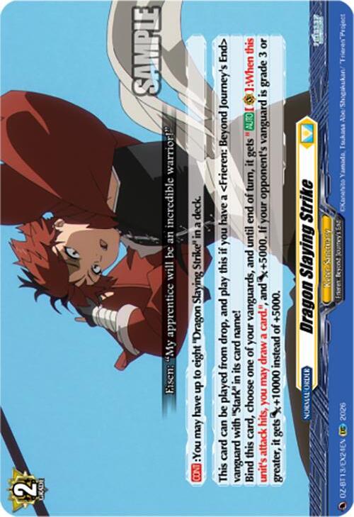 Dragon Slaying Strike Card Front