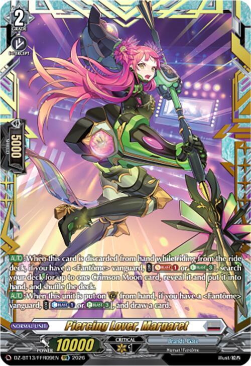 Piercing Lover, Margaret Card Front