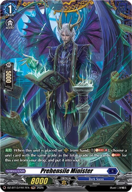 Prehensile Minister Card Front
