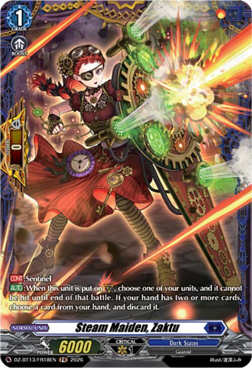 Steam Maiden, Zaktu Card Front