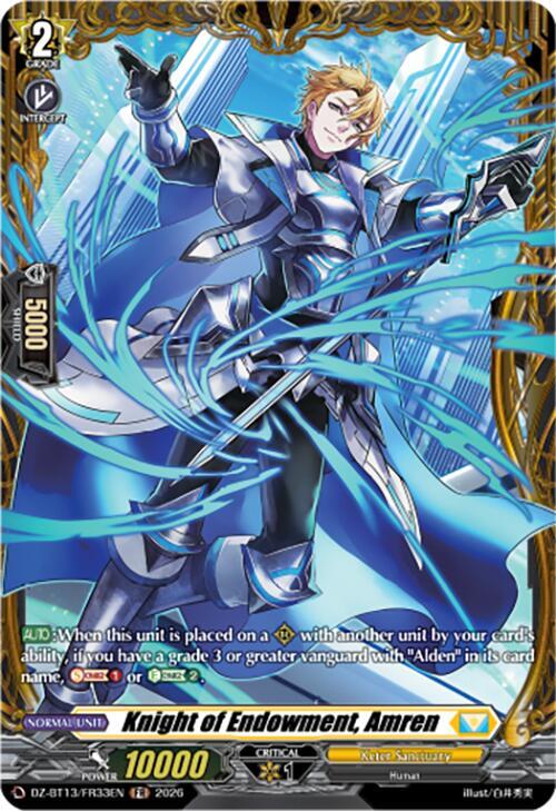 Knight of Endowment, Amren Card Front
