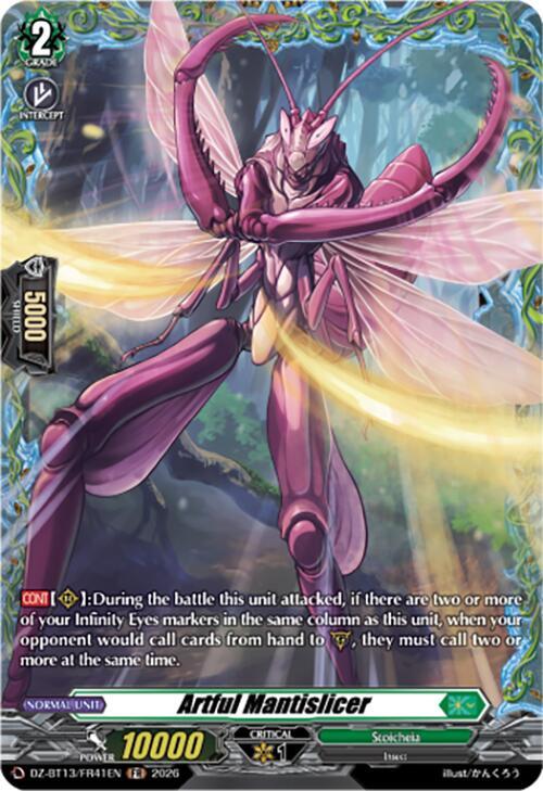 Artful Mantislicer Card Front