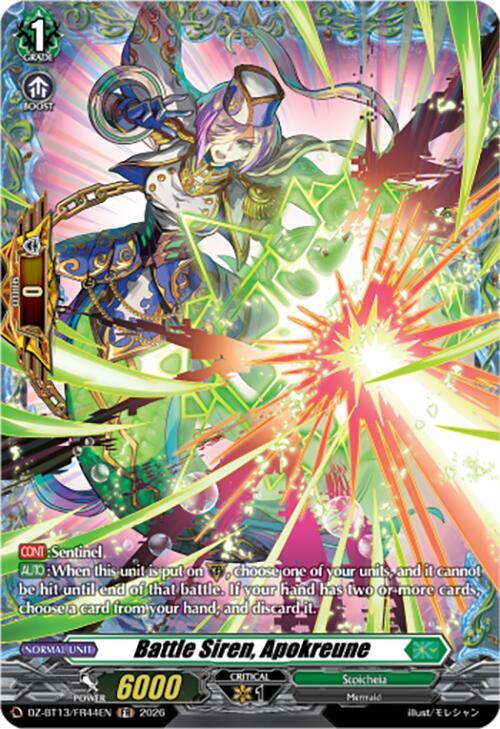 Battle Siren, Apokreune Card Front