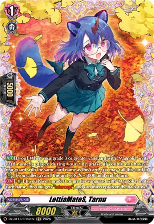 LettiaMateS, Tarnu Card Front