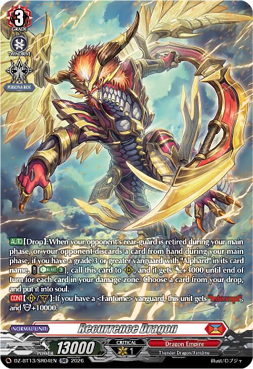 Recurrence Dragon Card Front