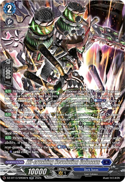 All-crushing Revolution Colossus Card Front