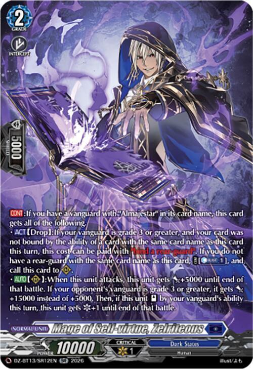 Mage of Self-virtue, Zelriteous Card Front