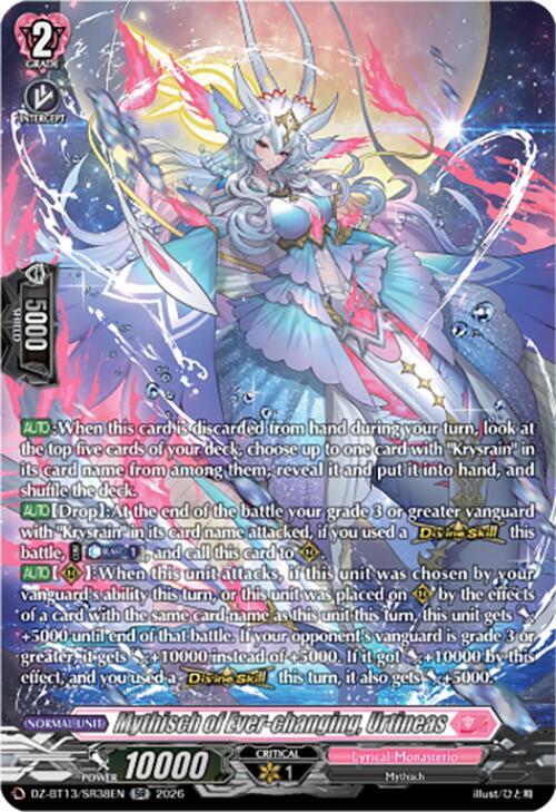 Mythisch of Ever-changing, Urtineas Card Front