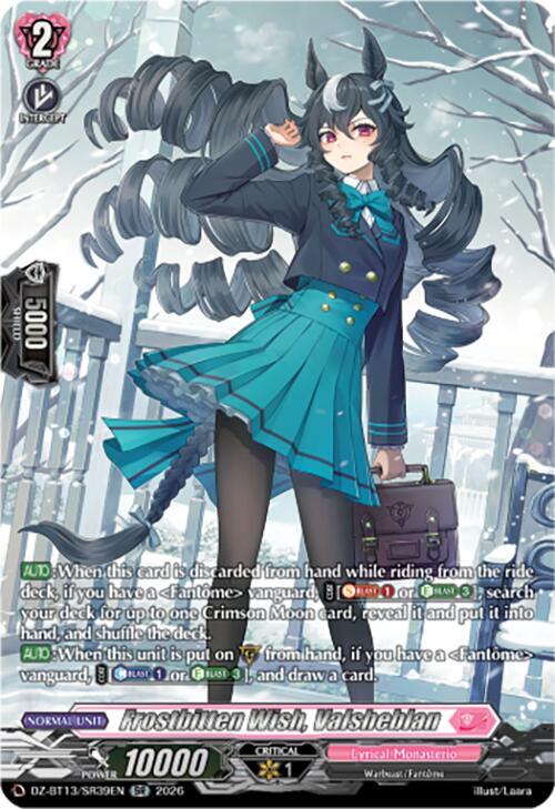 Frostbitten Wish, Valsheblan Card Front
