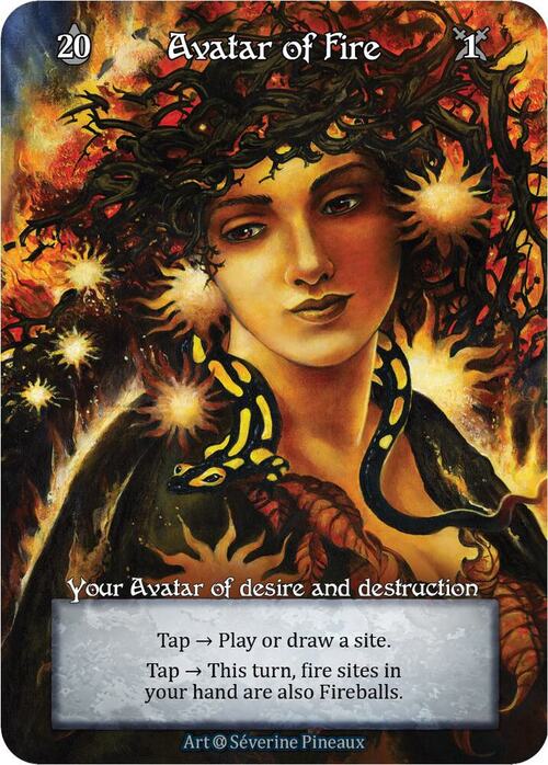 Avatar of Fire Frente