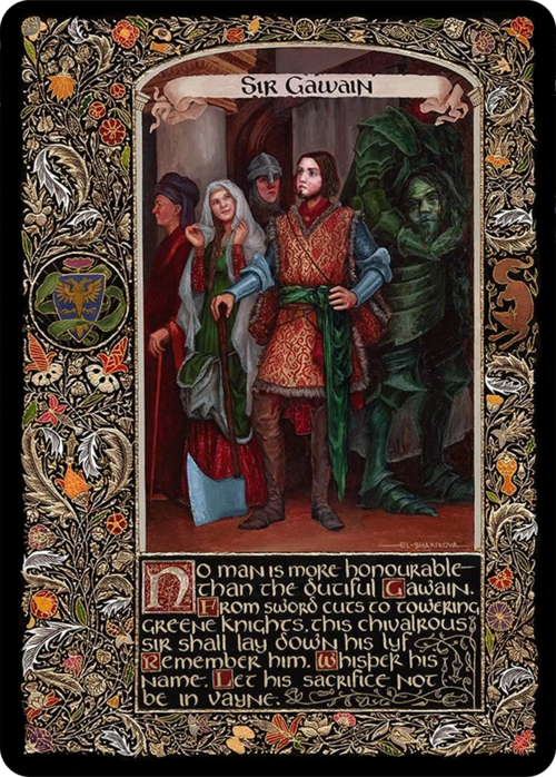 Sir Gawain Card Front