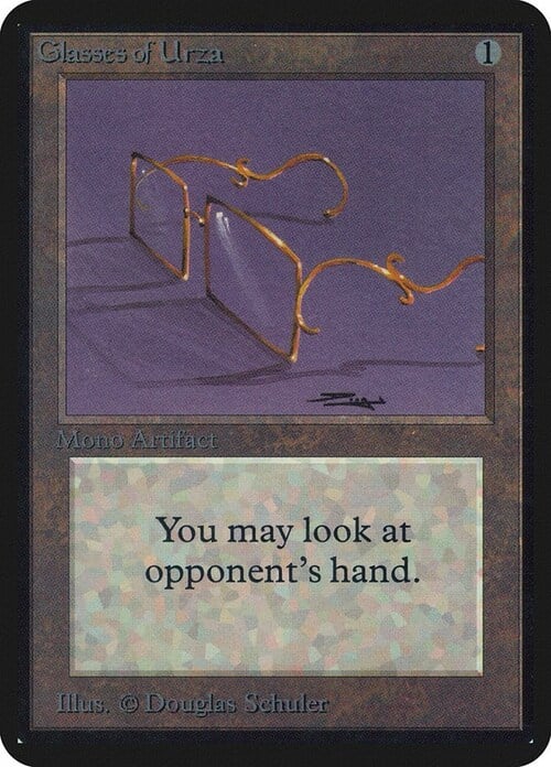 Glasses of Urza Card Front