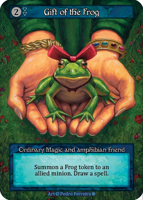 Gift of the Frog Card Front