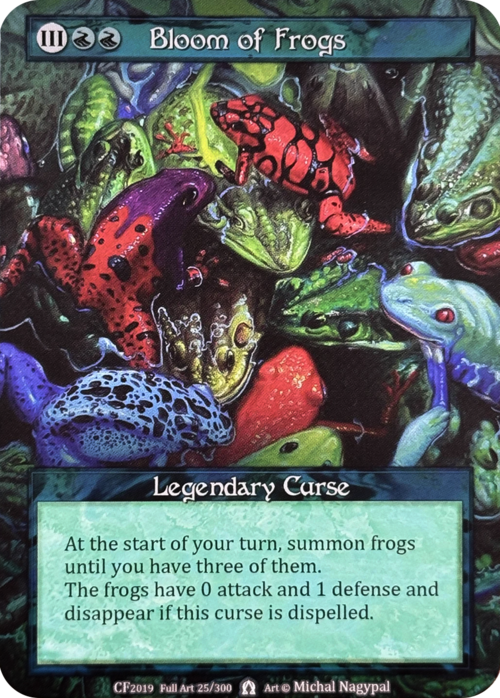 Bloom of Frogs Card Front