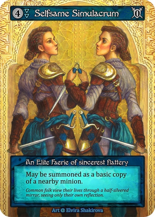 Selfsame Simulacrum Card Front