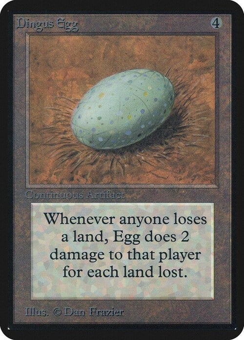 Dingus Egg Card Front