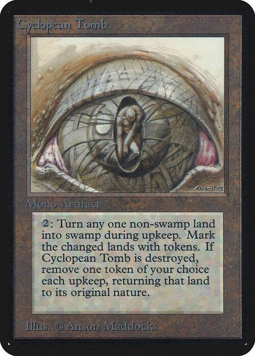 Cyclopean Tomb Card Front