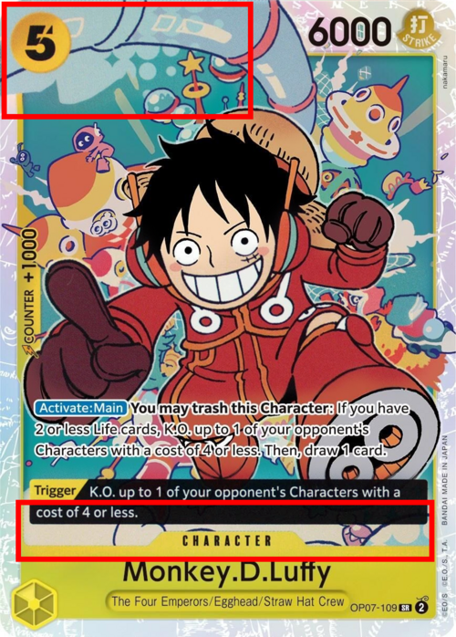 Monkey.D.Luffy Card Front