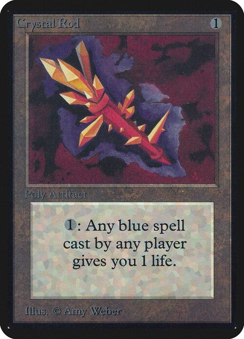 Crystal Rod Card Front