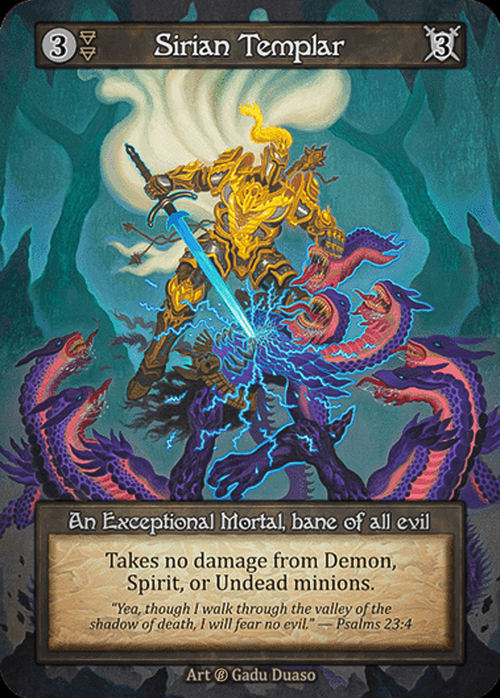 Sirian Templar Card Front