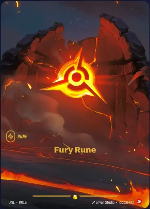 Fury Rune Card Front